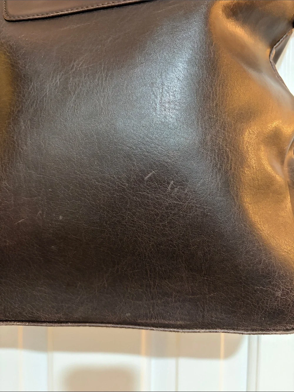 Matt & Nat Chocolate Brown Vegan Messenger Tote